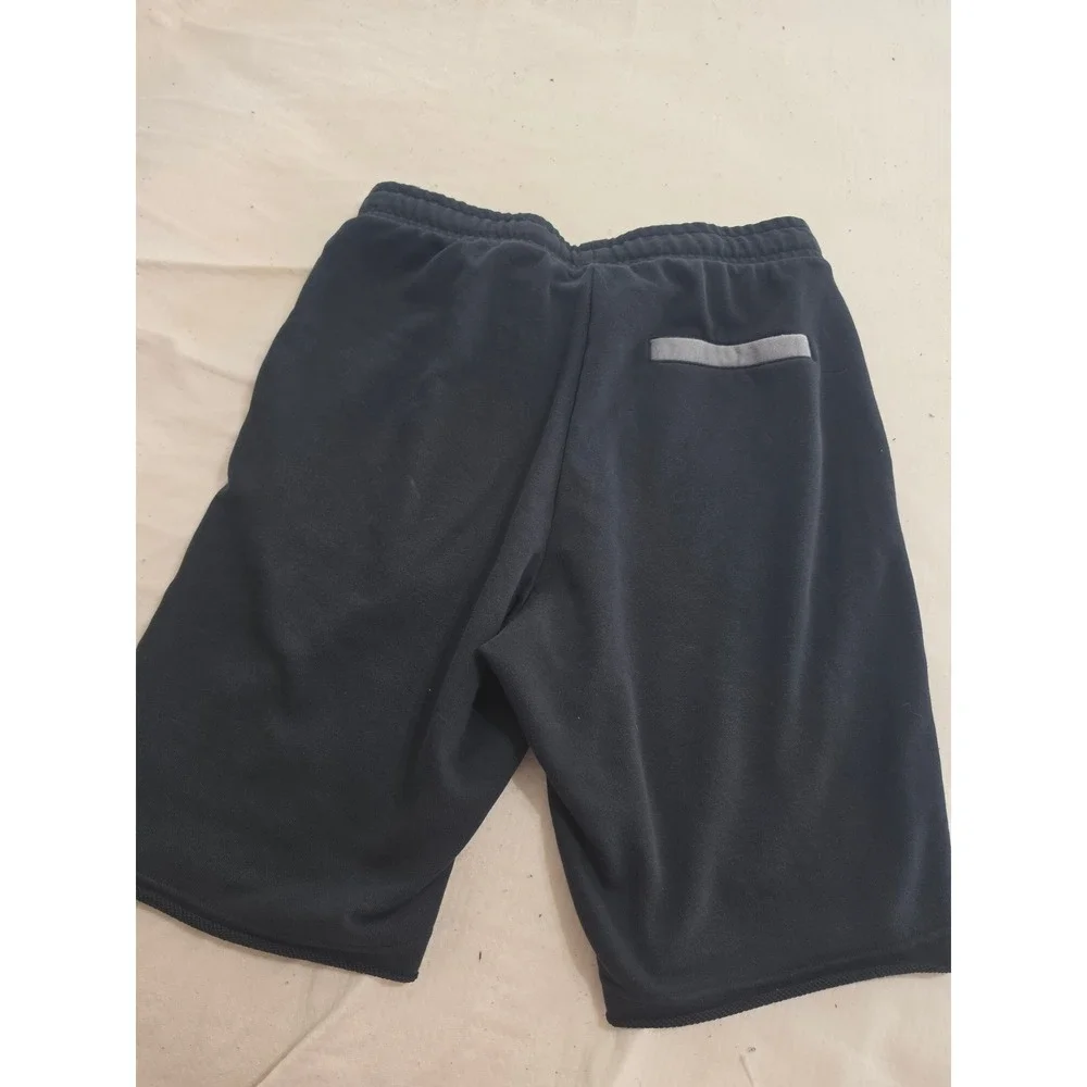 Jordan Mens Jumpman Air Fleece Shorts Black Graphic Logo Size M
